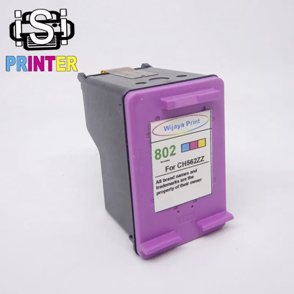 Tinta Cartridge 802 Color for HP Compatible - Warna