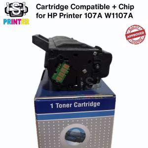 Toner Cartridge 107A Compatible + Chip W1107A untuk printer hp M107a / M135a / M137 - Gambar 2